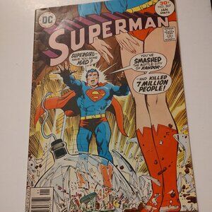 SUPERMAN # 307 Krypton No More Written By Gerry Conway Cover by Neal Adams